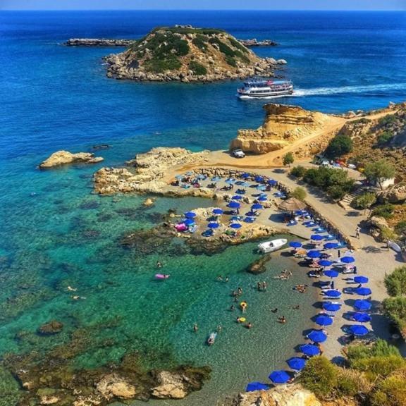 Grande Blue Suites With Private Bay Archangelos  Exterior photo