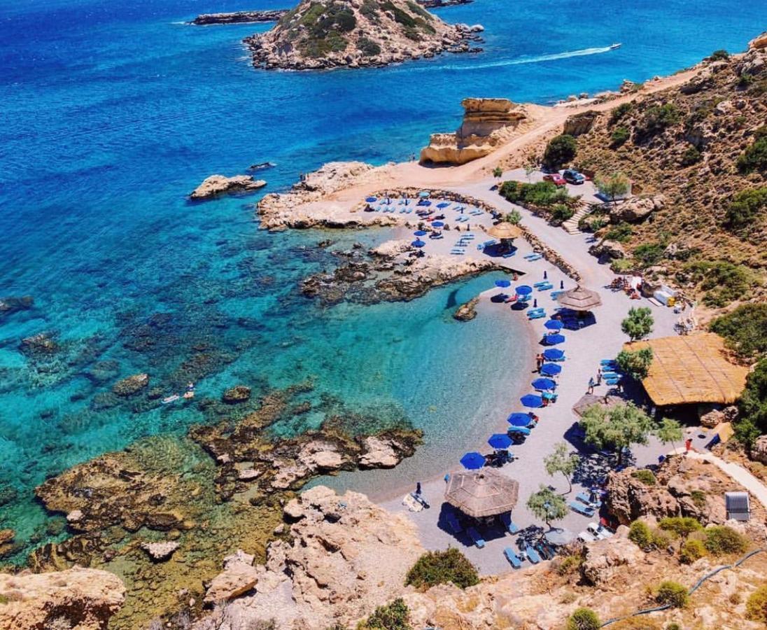Grande Blue Suites With Private Bay Archangelos  Exterior photo