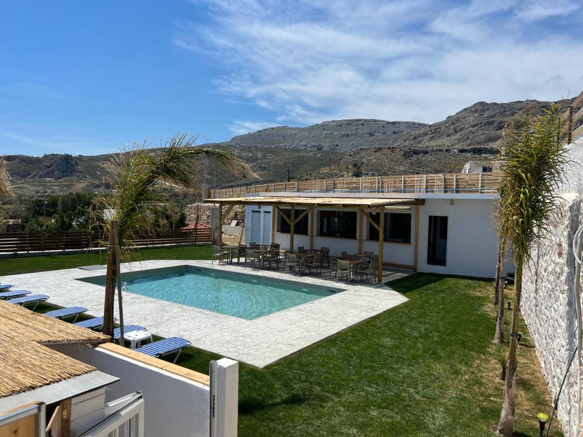 Grande Blue Suites With Private Bay Archangelos  Exterior photo